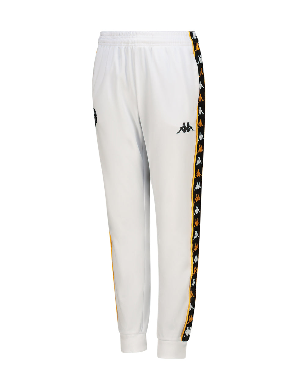 Kids 222 Banda Track Pants - WHITE/BLACK/YELLOW