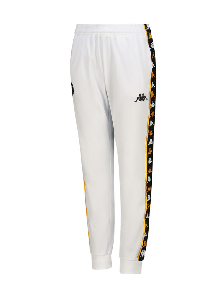 Kids 222 Banda Track Pants - WHITE/BLACK/YELLOW