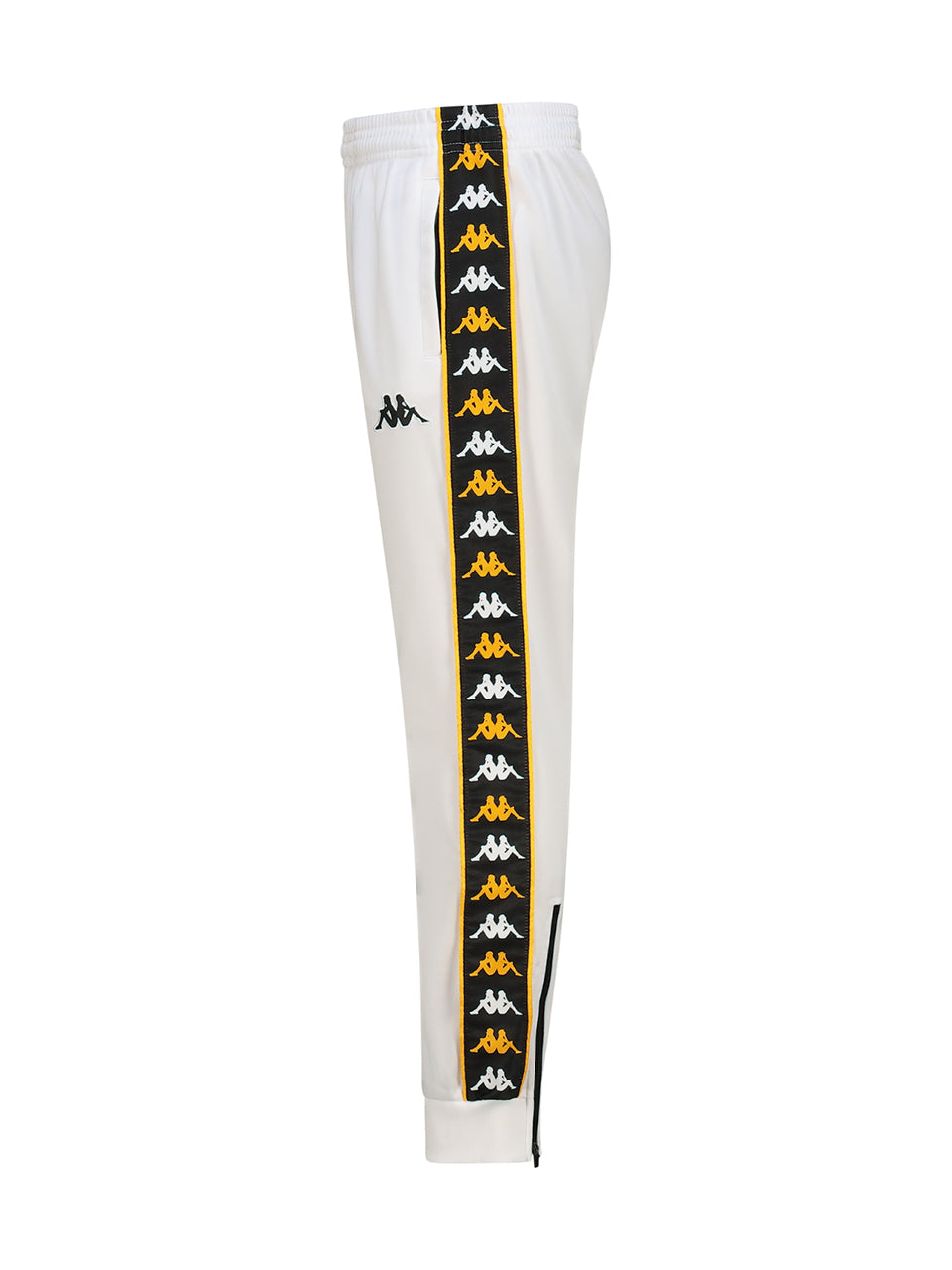 Kids 222 Banda Track Pants - WHITE/BLACK/YELLOW