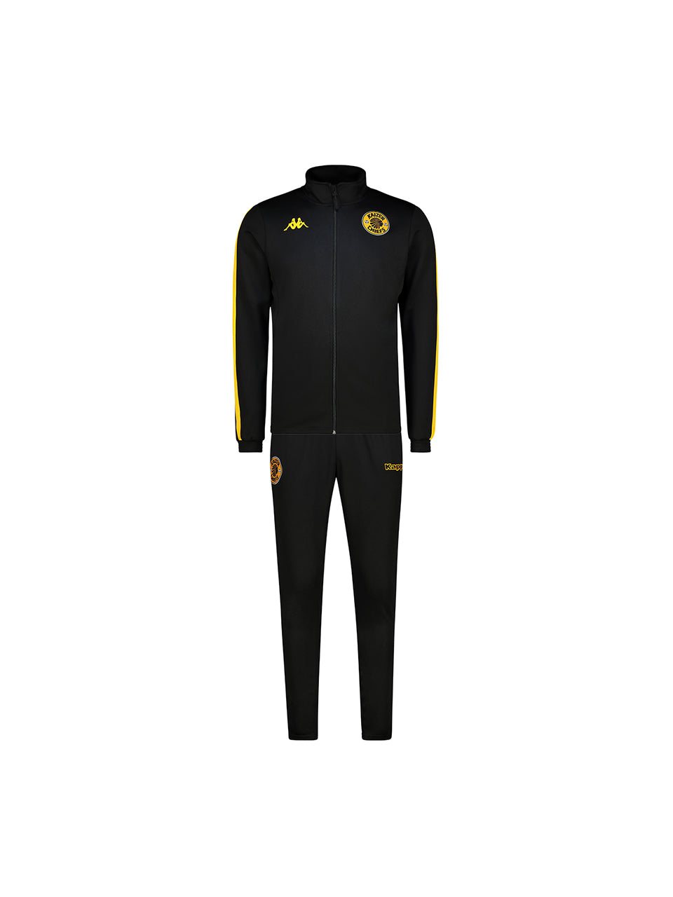 Kids Supporters Tracksuit - BLACK/YELLOW SAFFRON