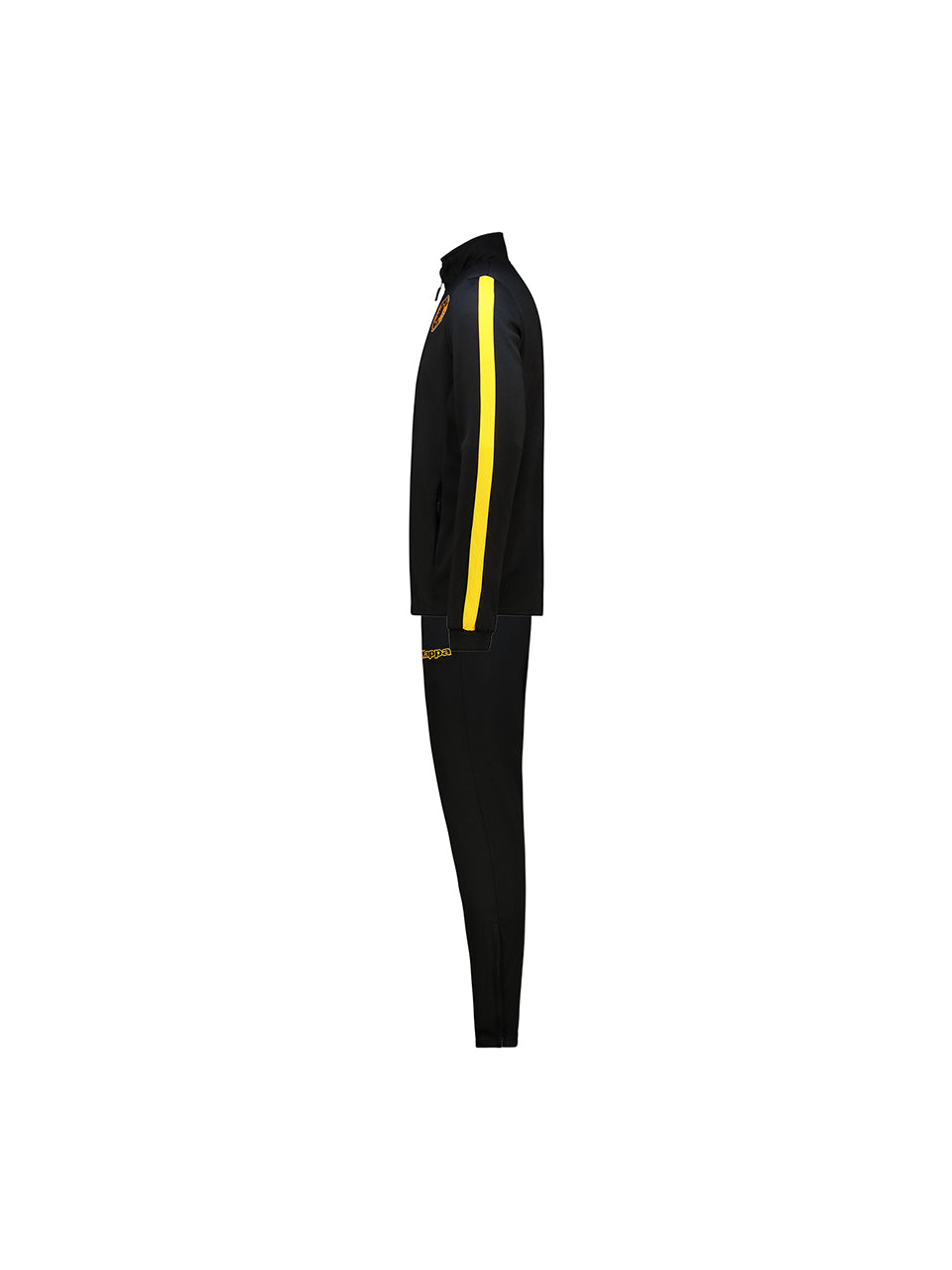 Kids Supporters Tracksuit - BLACK/YELLOW SAFFRON
