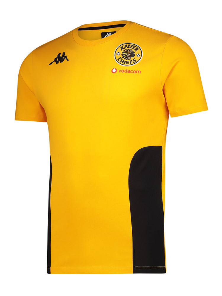 Leisure Tee 2025/26 - YELLOW SAFFRON/BLACK
