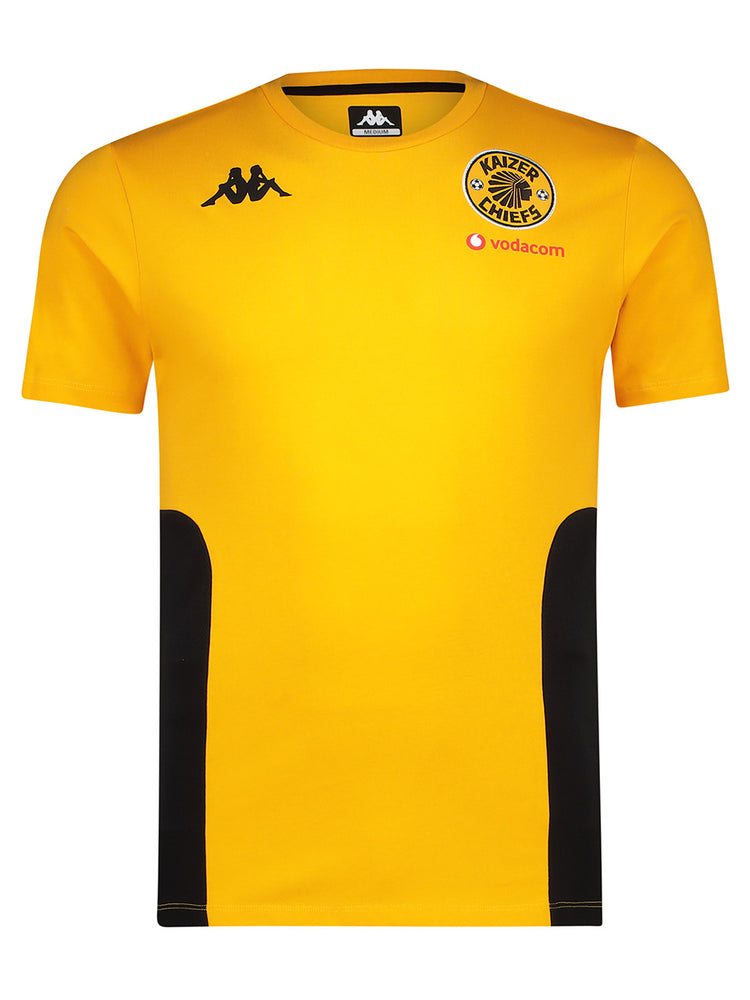 Leisure Tee 2025/26 - YELLOW SAFFRON/BLACK