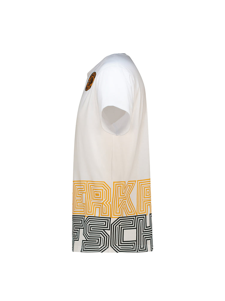 Kids Supporters Graphic Cotton Tee - White