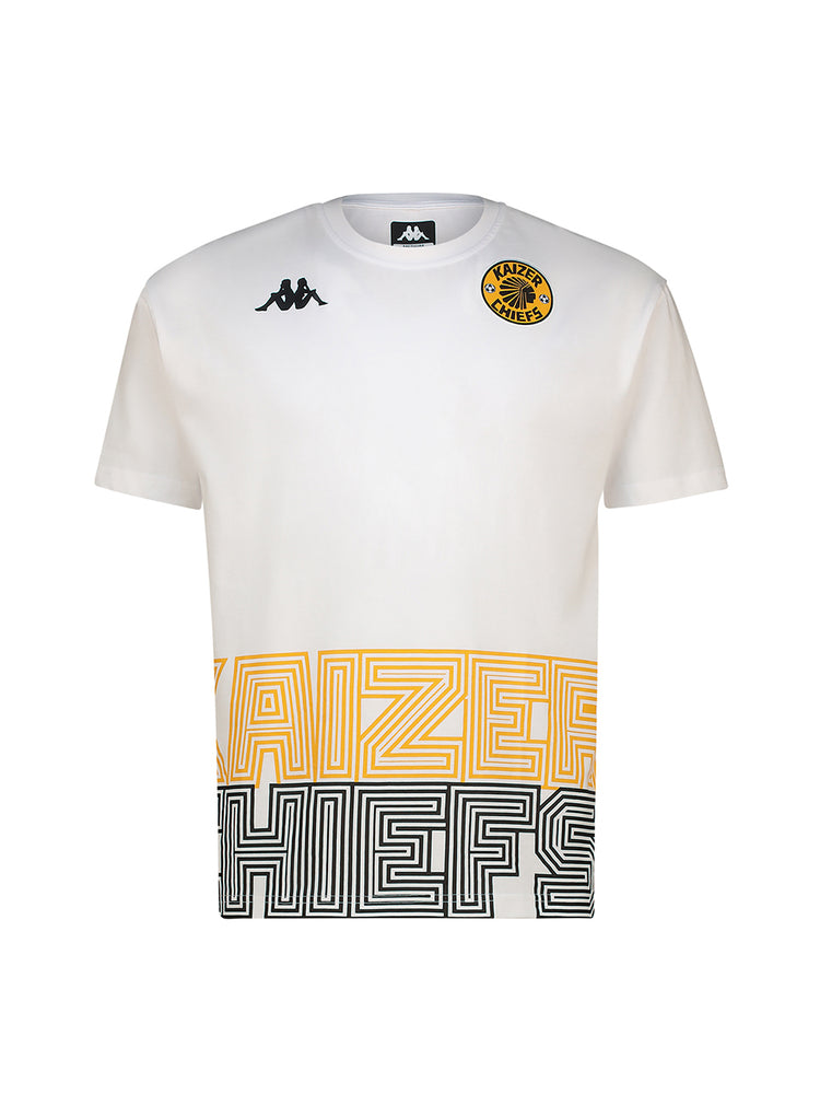 Kids Supporters Graphic Cotton Tee - White