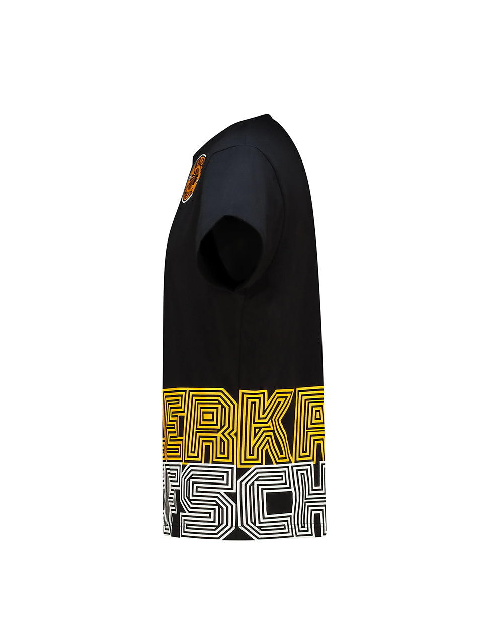 Kids Supporters Graphic Cotton Tee - Black