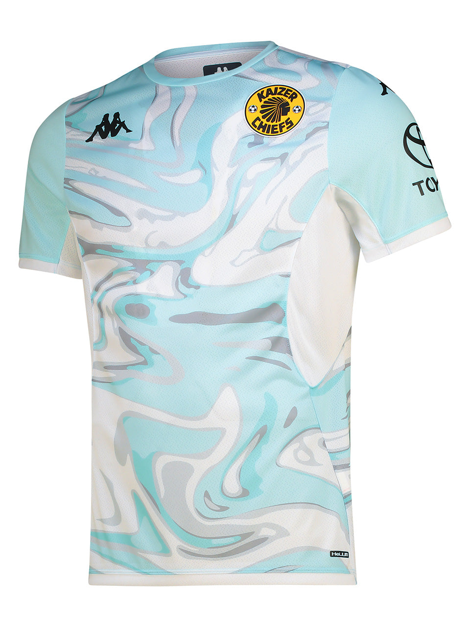 Warm Up Top - Azure Retreat/White