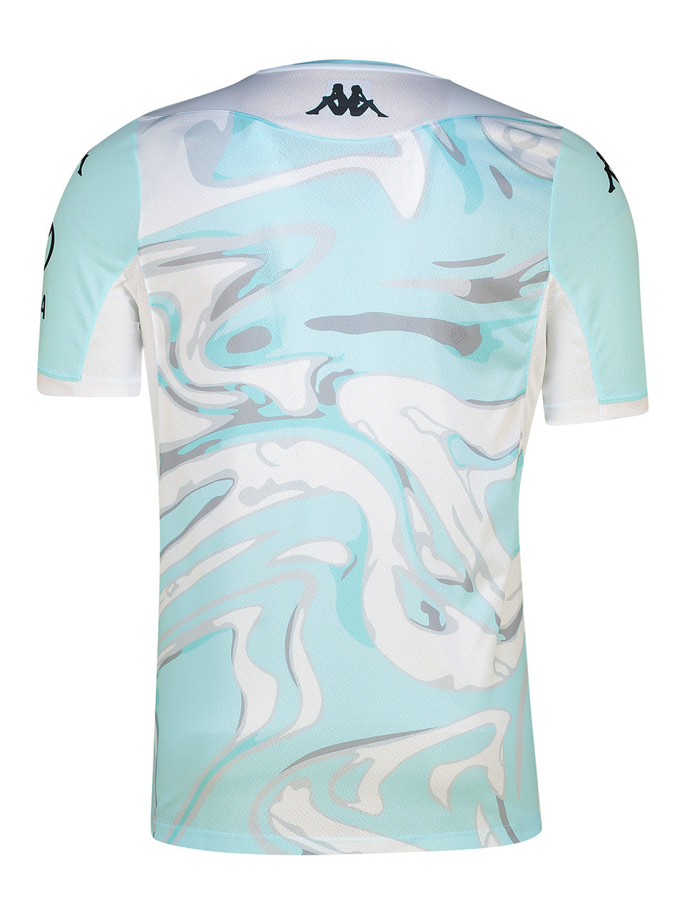 Warm Up Top - Azure Retreat/White