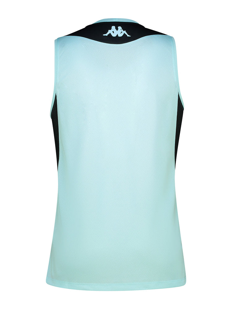 Warm Up Vest - Azure Retreat/Black