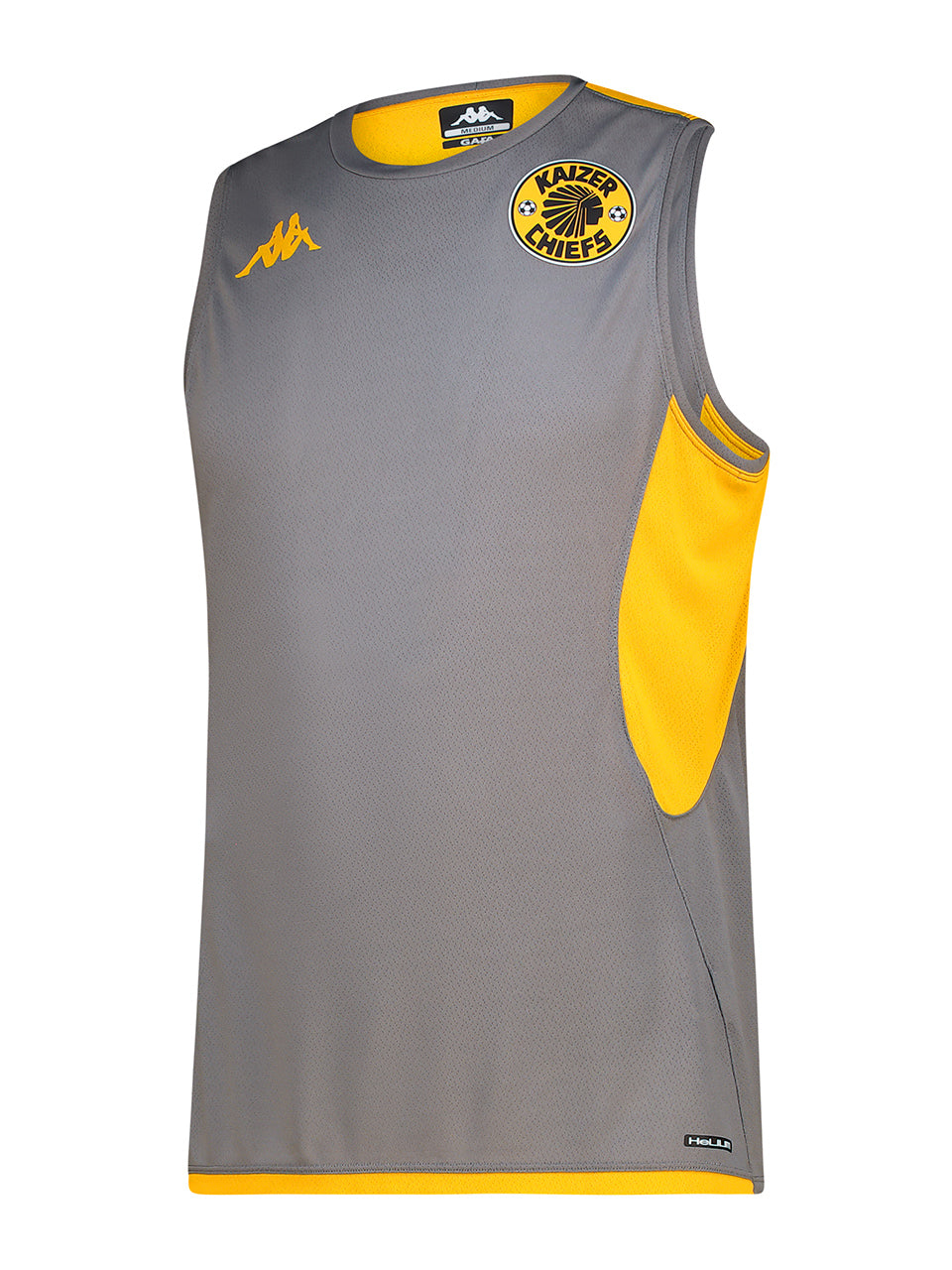 Warm Up Vest - GREY/YELLOW