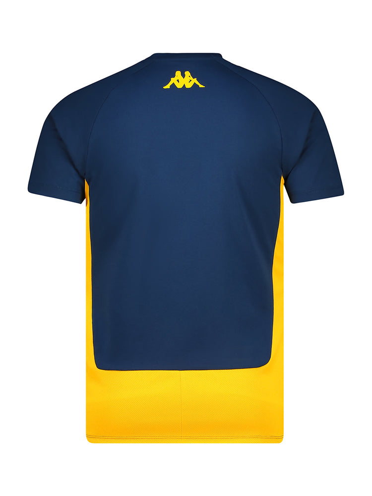 Leisure Tee - BLUE OPAL/YELLOW