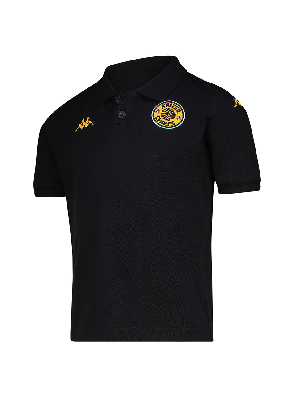 Kids Supporters Leisure Cotton Polo 2 - Black