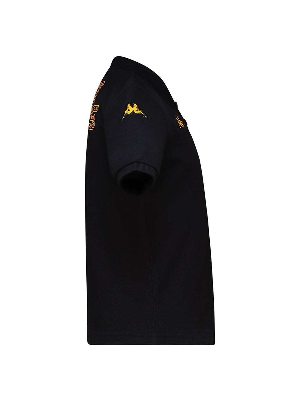 Kids Supporters Leisure Cotton Polo 2 - Black
