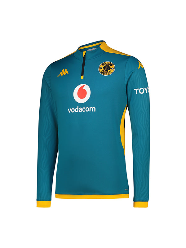 Training 1/4 Zip 2024/25 - Blue Petrol/Yellow