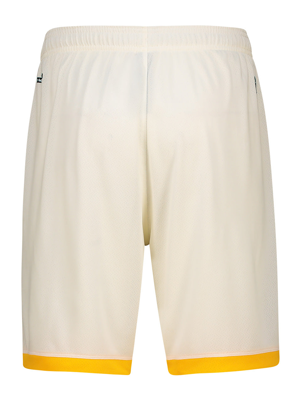 Training Short With Zip 2025/26 - WHITE WHISPER/YELLOW