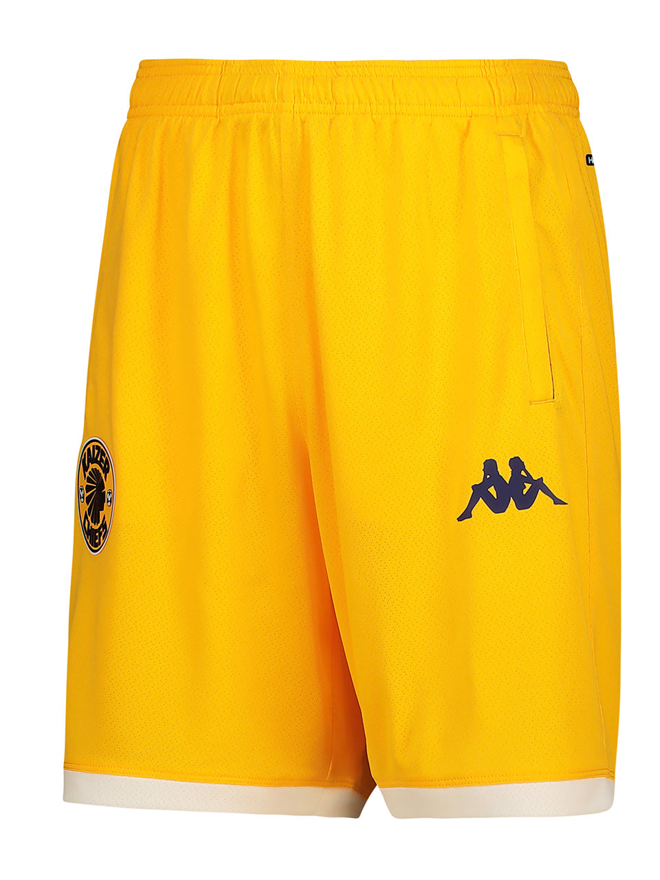 Training Short With Zip 2025/26 - YELLOW SAFFRON/WHITE