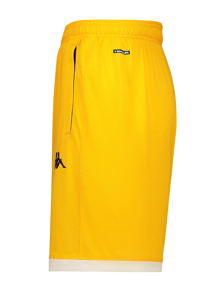 Training Short With Zip 2025/26 - YELLOW SAFFRON/WHITE