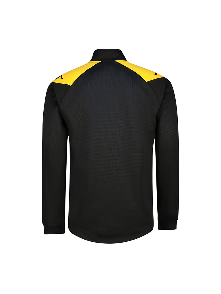 Kids Supporters Track Top - BLACK/YELLOW SAFFRON