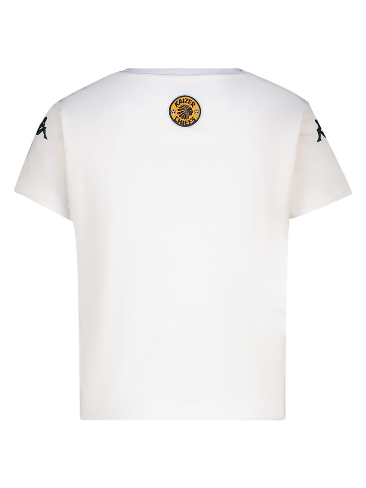 Kids Supporters Leisure Cotton Tee - White