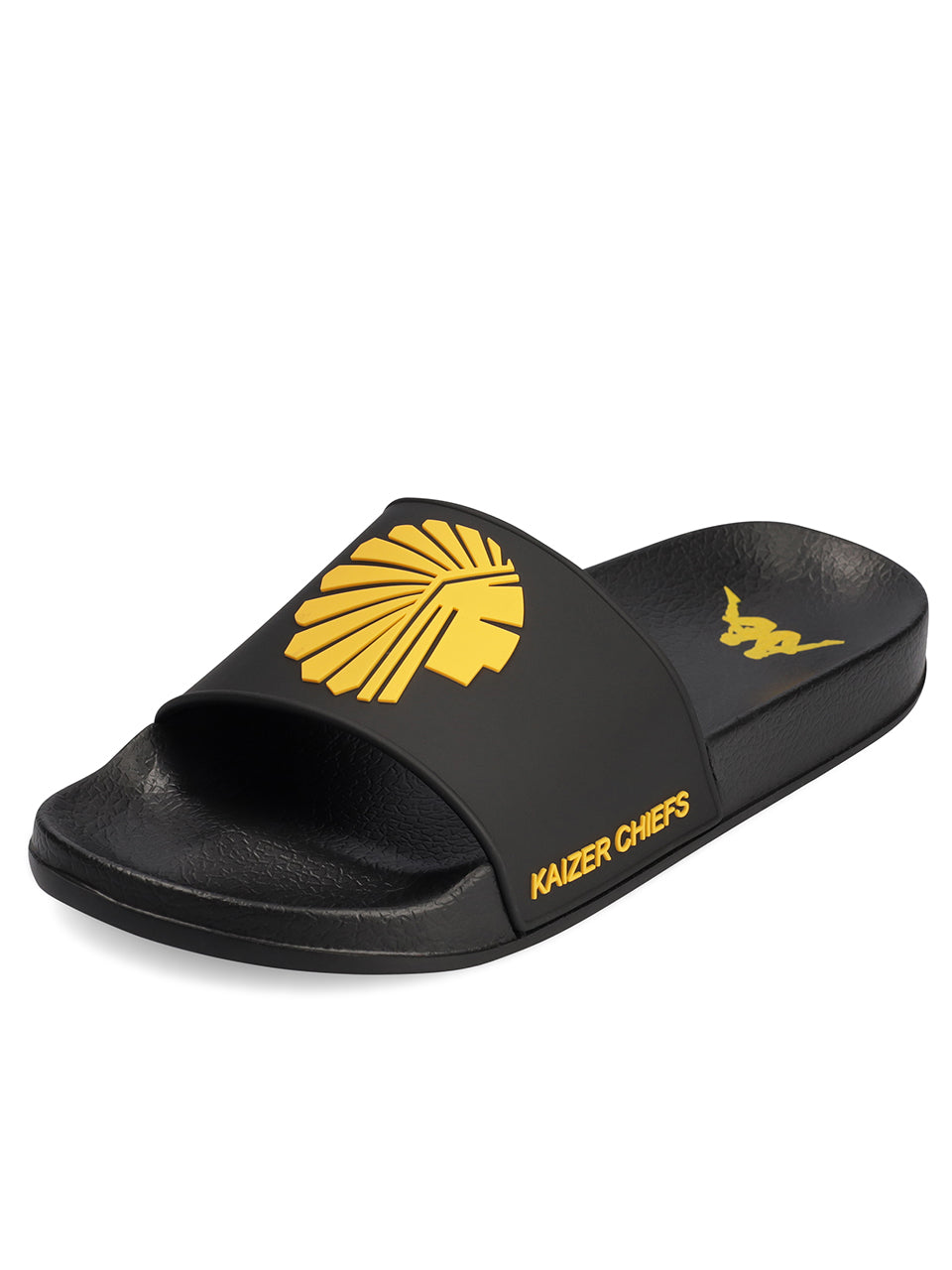 KC SLIDE - BLACK/YELLOW SAFFRON