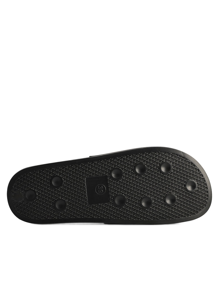 KC SLIDE - BLACK/YELLOW SAFFRON