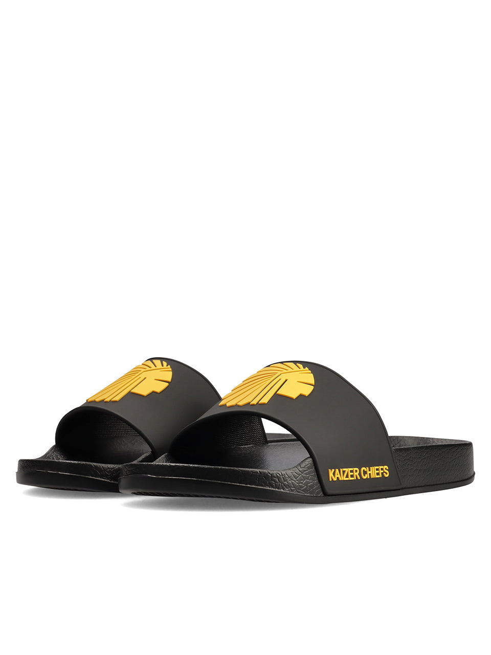 KC SLIDE - BLACK/YELLOW SAFFRON