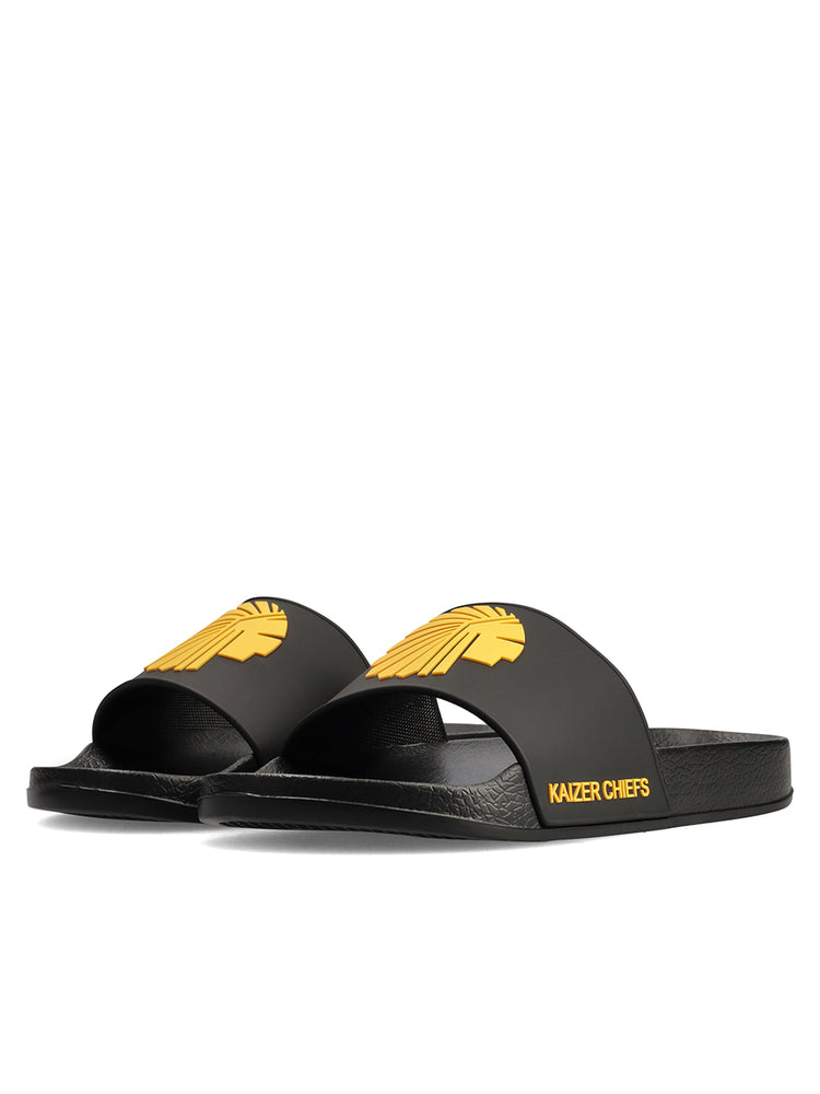 KC SLIDE - BLACK/YELLOW SAFFRON