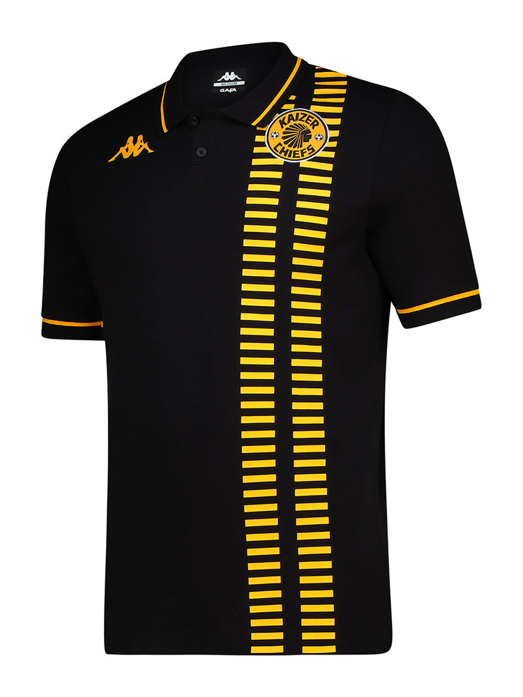 Supporters Graphic Cotton Polo - Black