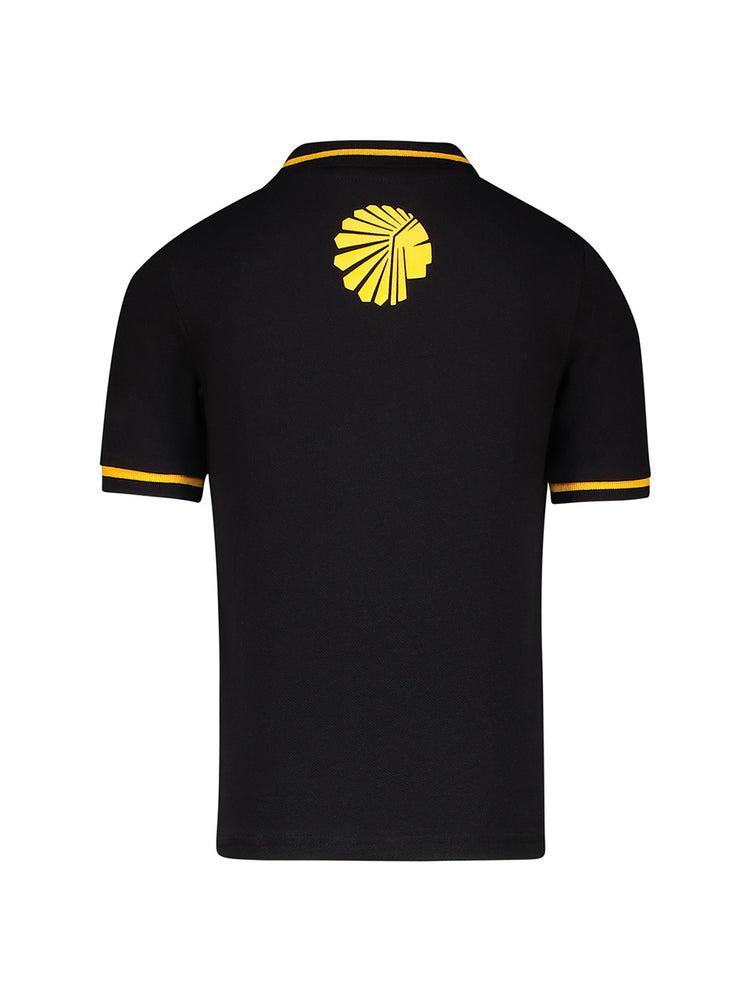 Kids Supporters Leisure Cotton Polo 1 - Black