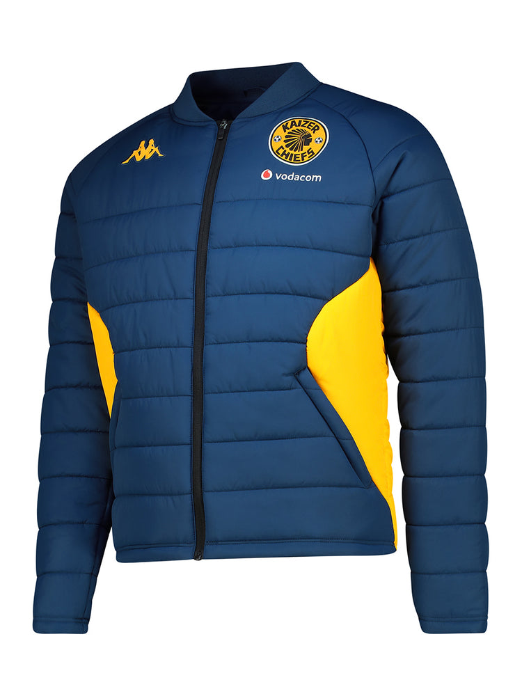 Puff Jacket - BLUE OPAL/YELLOW