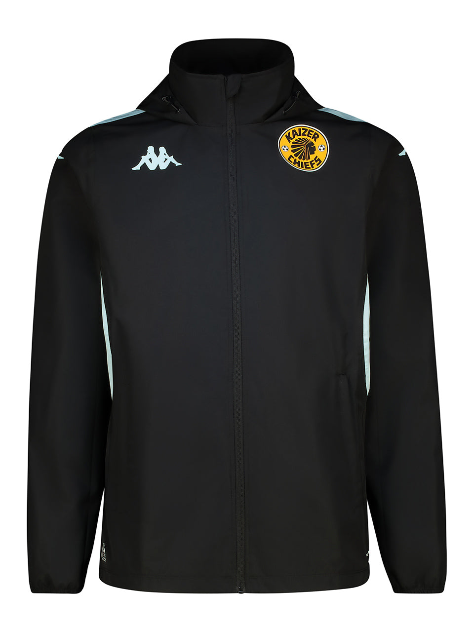 Rain Jacket - BLACK/AZURE RETREAT