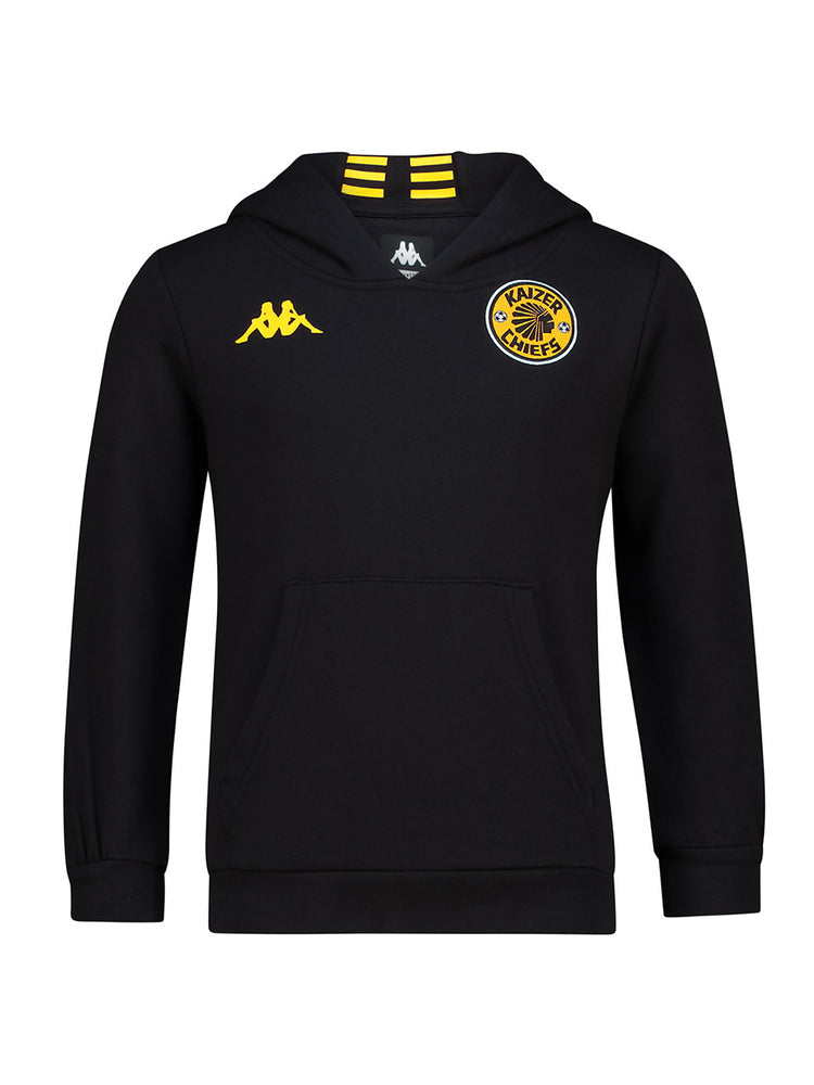 Kids Supporters Graphic Hoodie  - Black