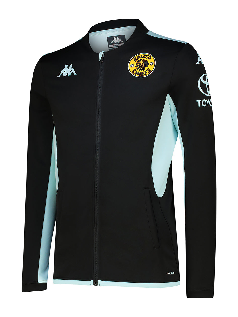 Training Full Zip - BLACK/AZURE RETREAT