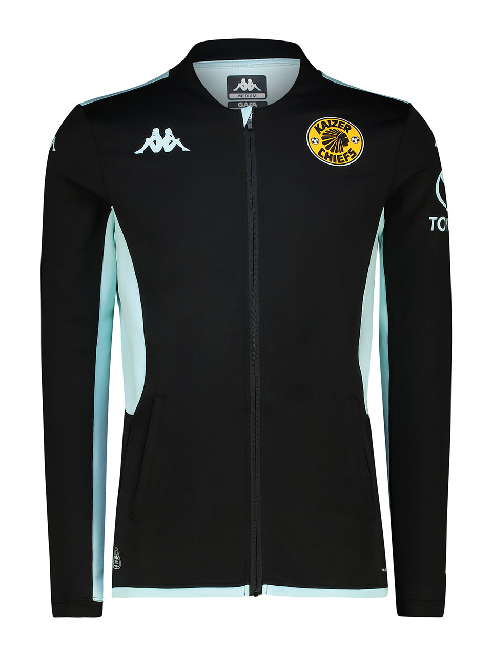 Training Full Zip - BLACK/AZURE RETREAT