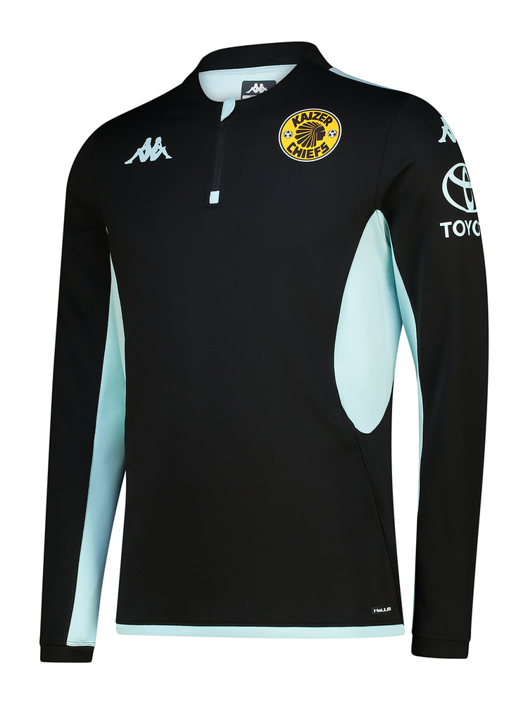 Training 1/4 Zip - BLACK/AZURE RETREAT SPO