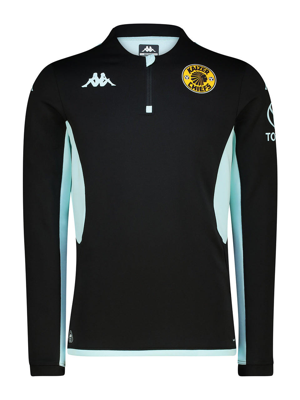 Training 1/4 Zip - BLACK/AZURE RETREAT SPO