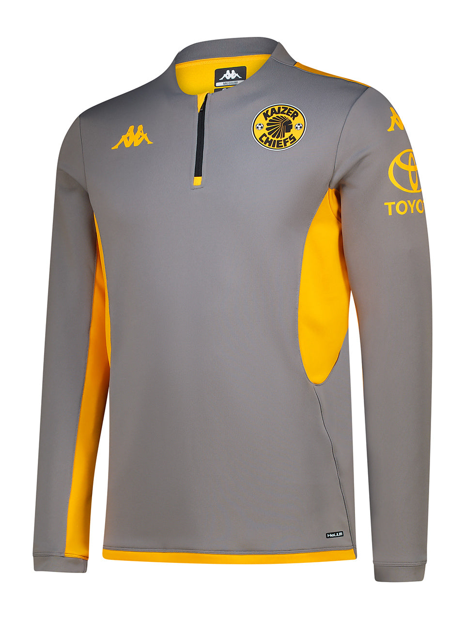 Training 1/4 Zip - GREY/YELLOW