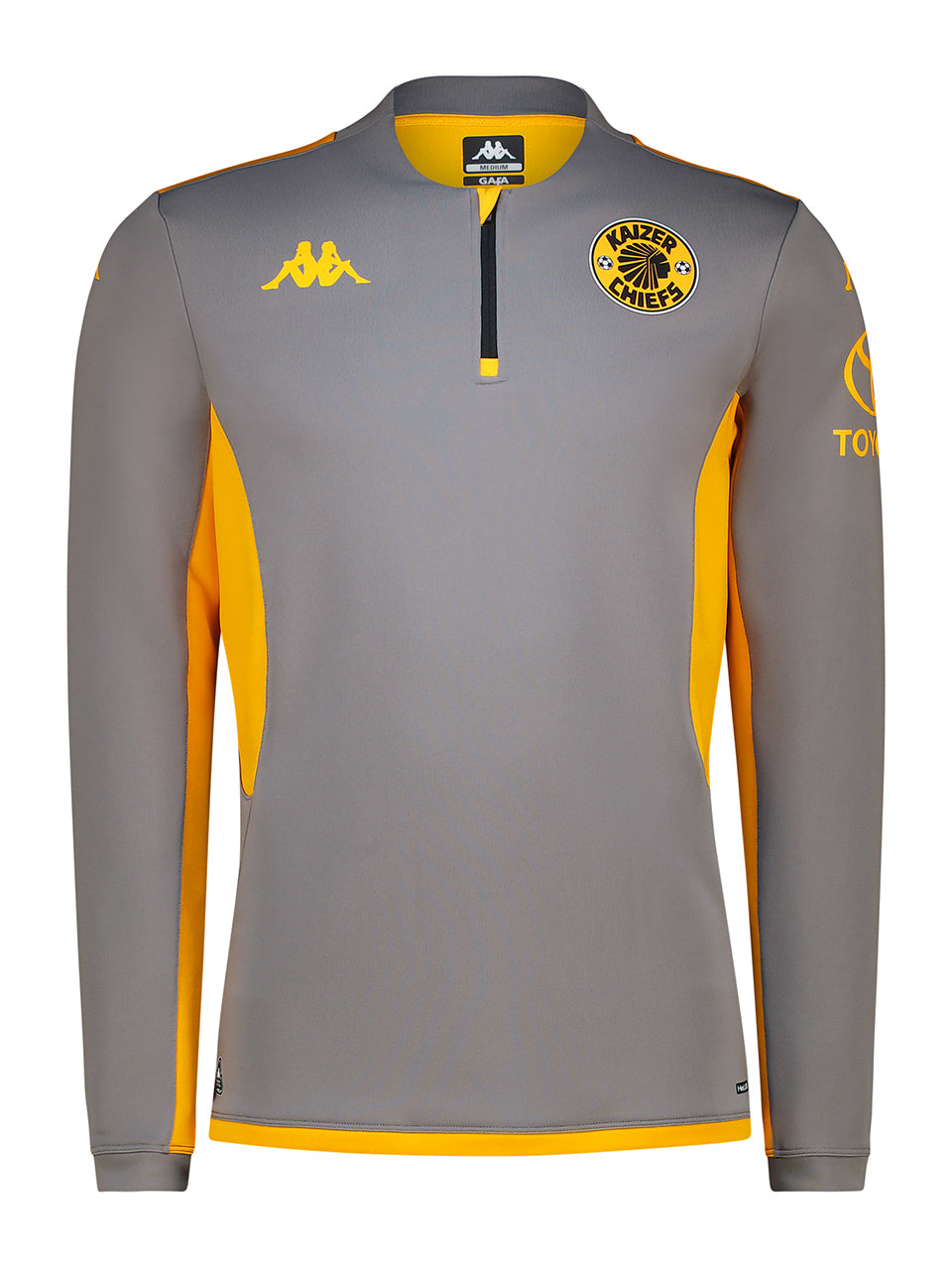 Training 1/4 Zip - GREY/YELLOW