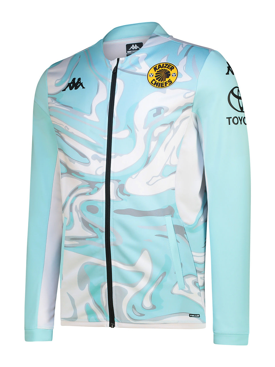 Training Full Zip - Azure Retreat/White