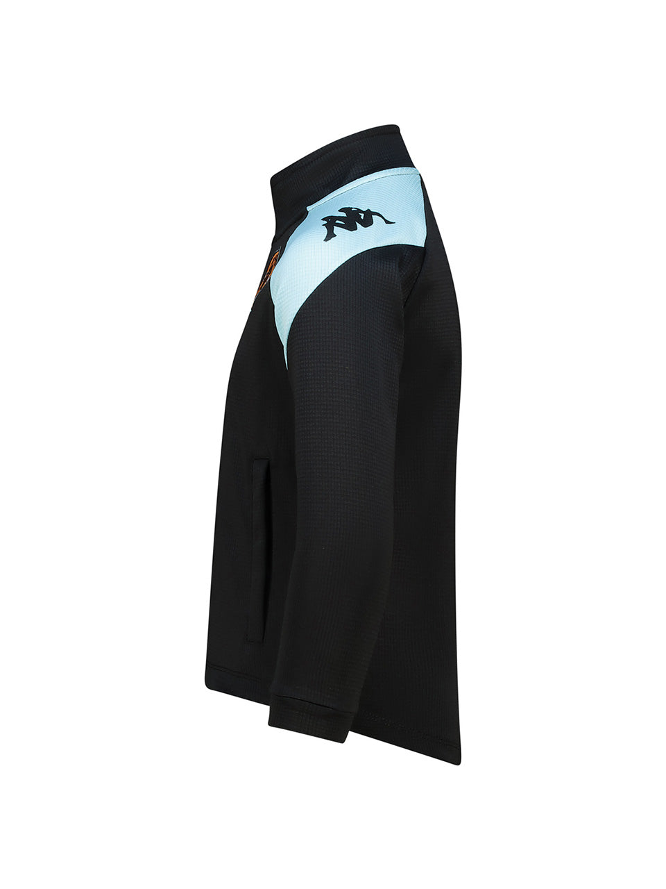 Kids Supporters Track Top - BLACK/AZURE RETREAT