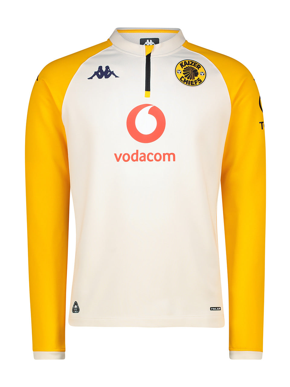 Training 1/4 Zip 2025/26 - WHITE WHISPER/YELLOW