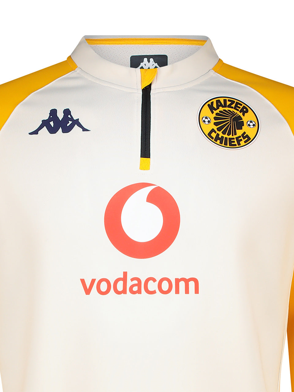Training 1/4 Zip 2025/26 - WHITE WHISPER/YELLOW