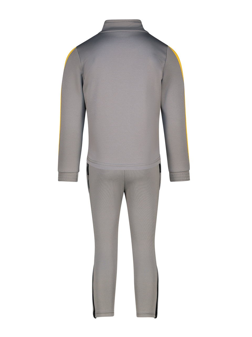 Kids Supporters Tracksuit - Grey/Yellow Saffron