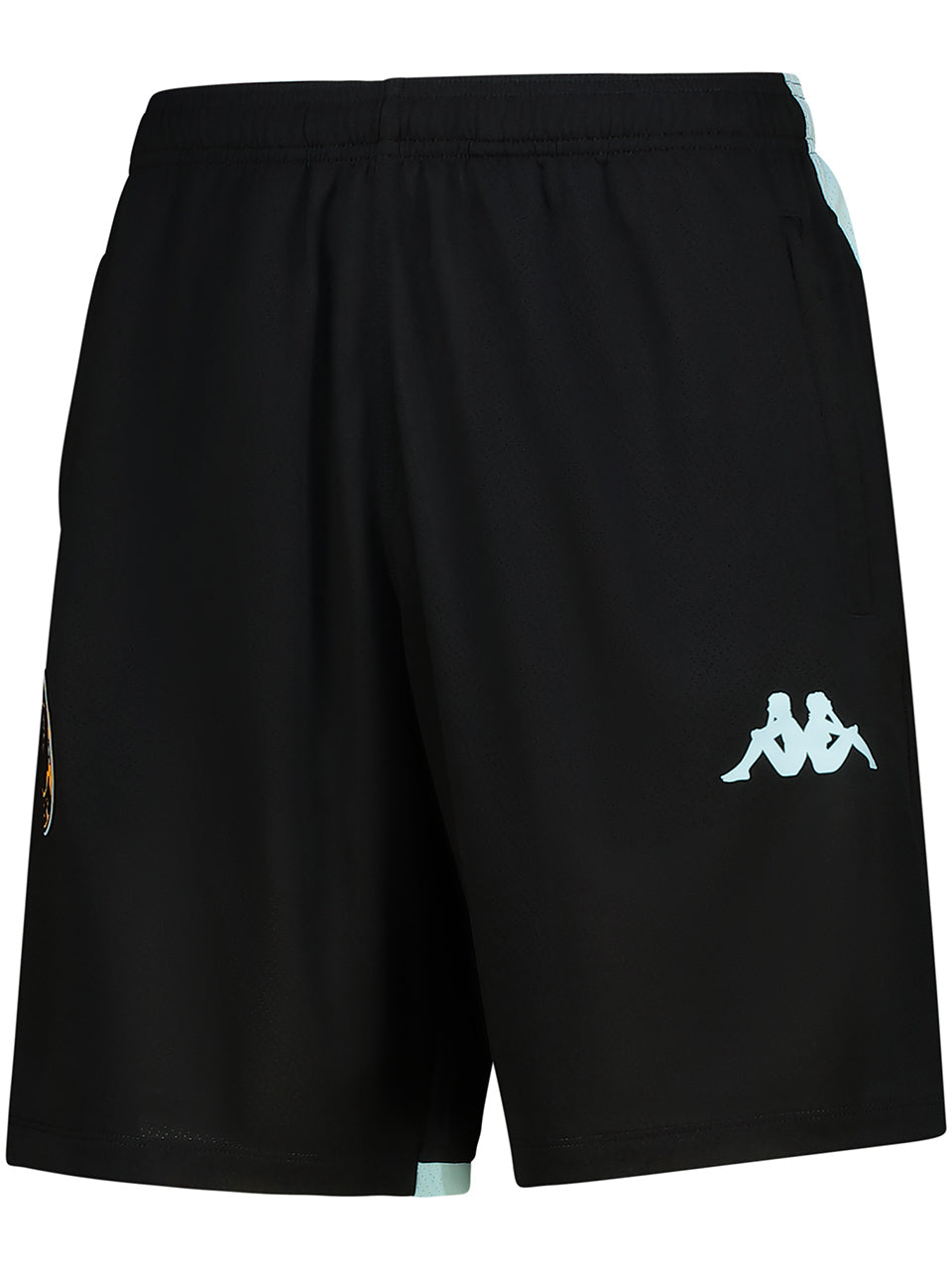 Training Short With Zip - BLACK/AZURE RETREAT