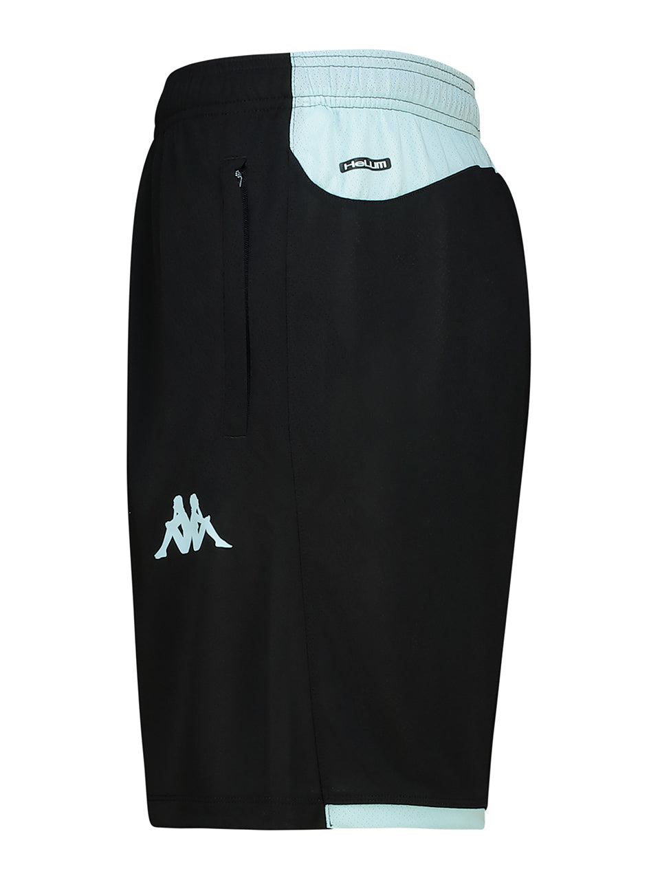Training Short With Zip - BLACK/AZURE RETREAT