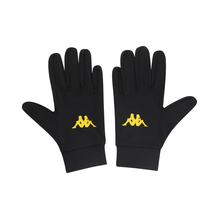 PLAYER AVES 7 GLOVES - BLACK/YELLOW Size 7
