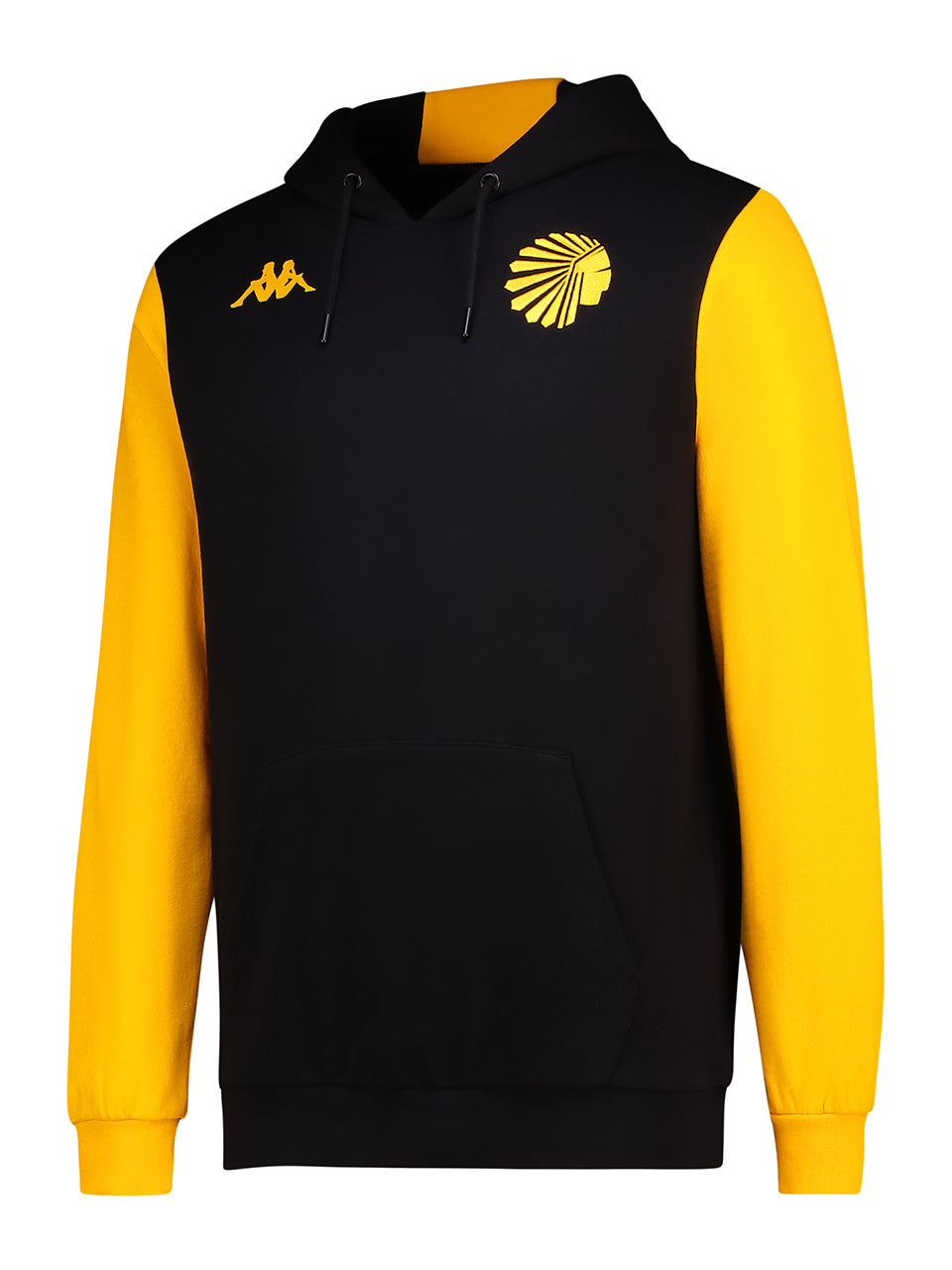 Supporters Leisure Hoodie  - BLACK/YELLOW SAFFRON