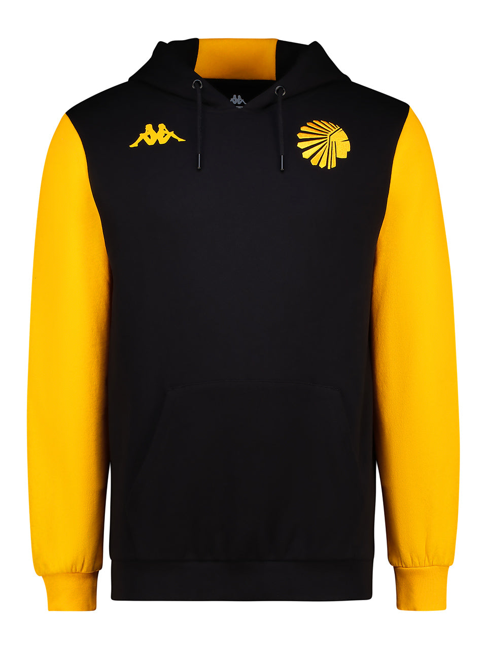 Supporters Leisure Hoodie  - BLACK/YELLOW SAFFRON